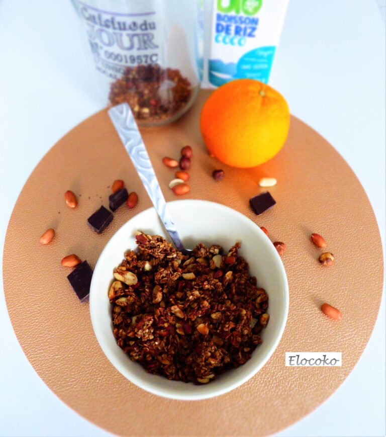 Muesli gourmand et croustillant aux saveurs de notre enfance (cacahuète-caramel et noisette-chocolat)