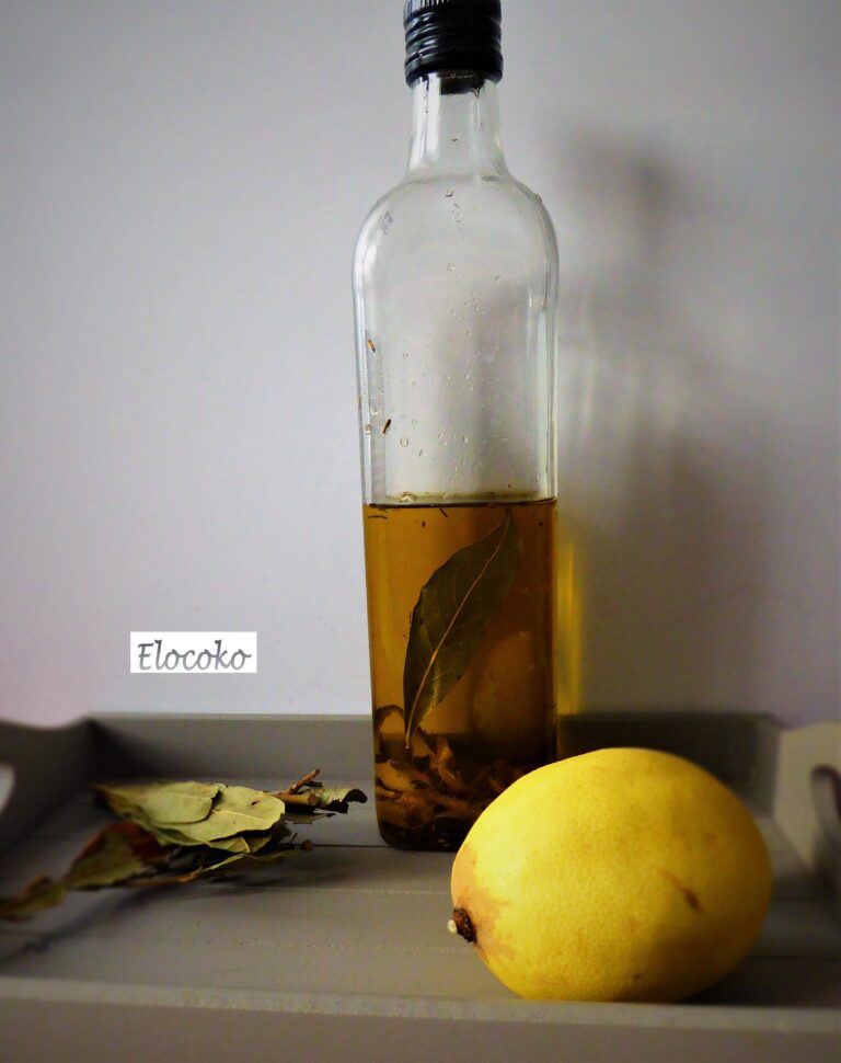 Huile d’olive au citron, thym, laurier et romarin