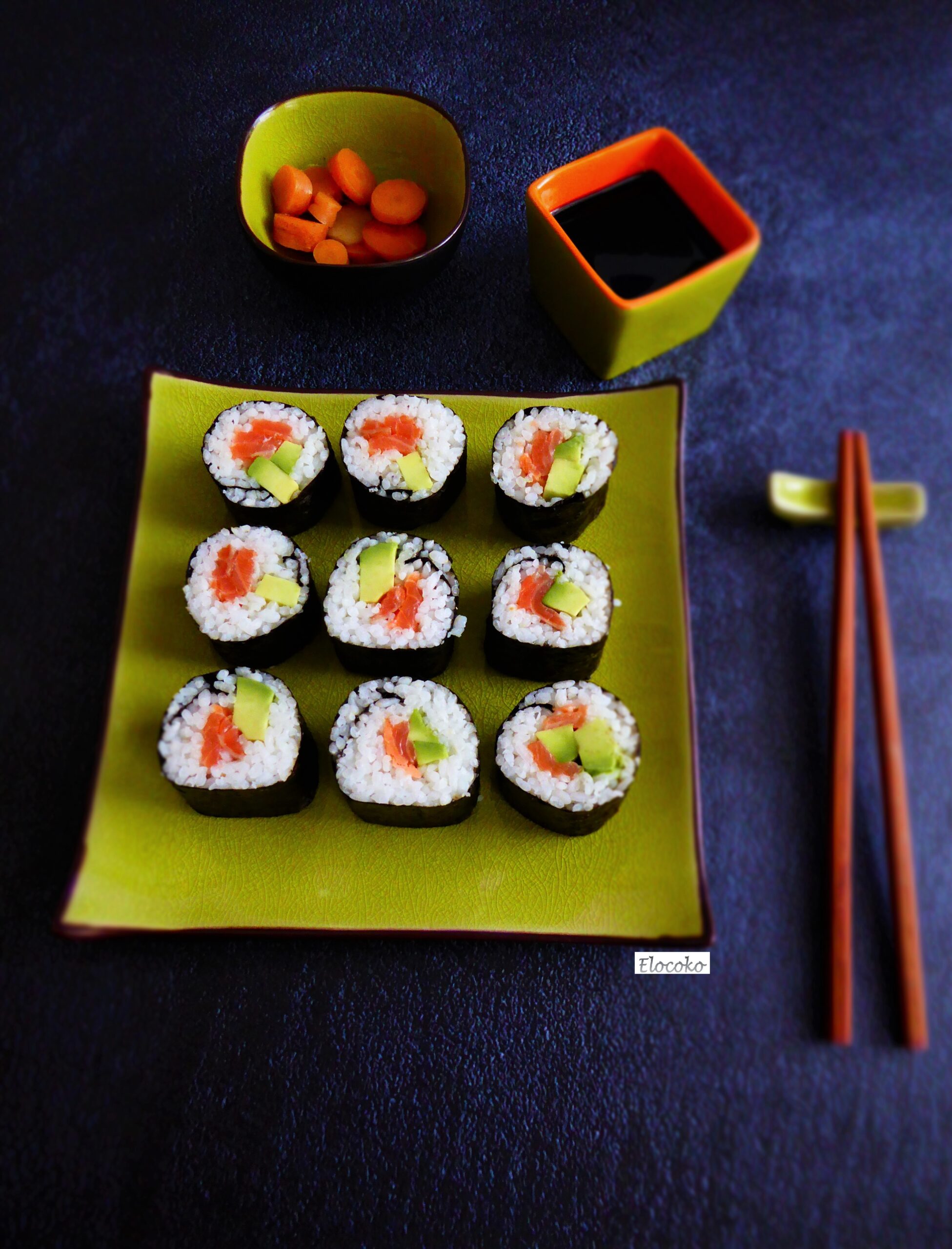 makis saumon avocat