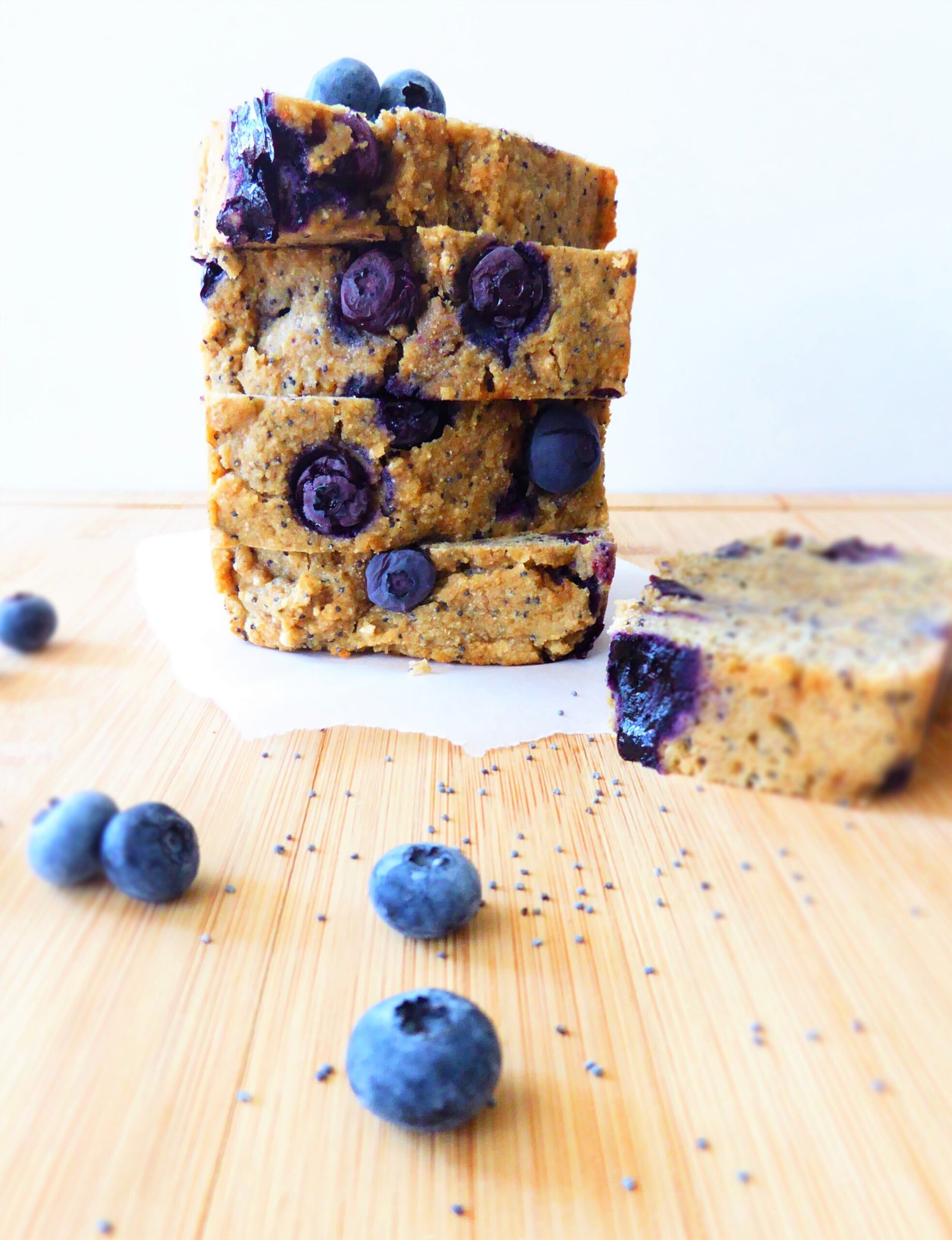 banana bread coco myrtille pavot