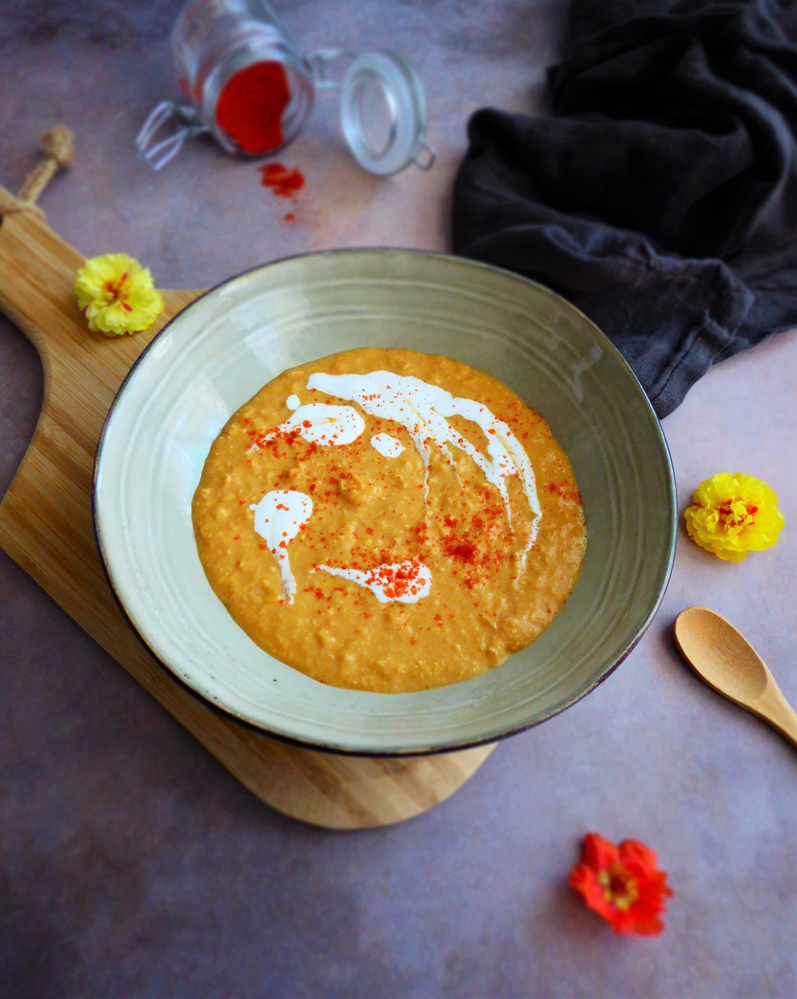 velouté de maïs paprika