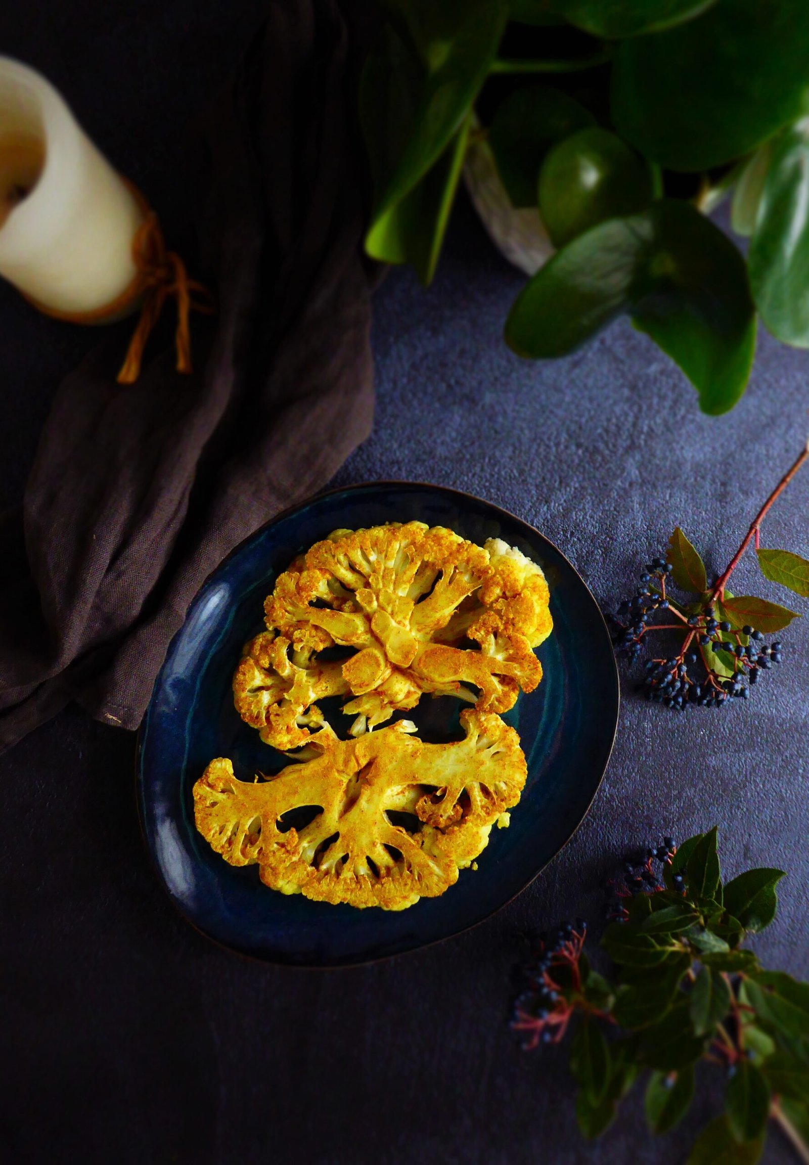 440-chou fleur roti au curry